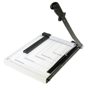 printfinish paper trimmer 10 to 12 sheet capacity, good for office, school or business, max cutting size 14.9 x 11.8in