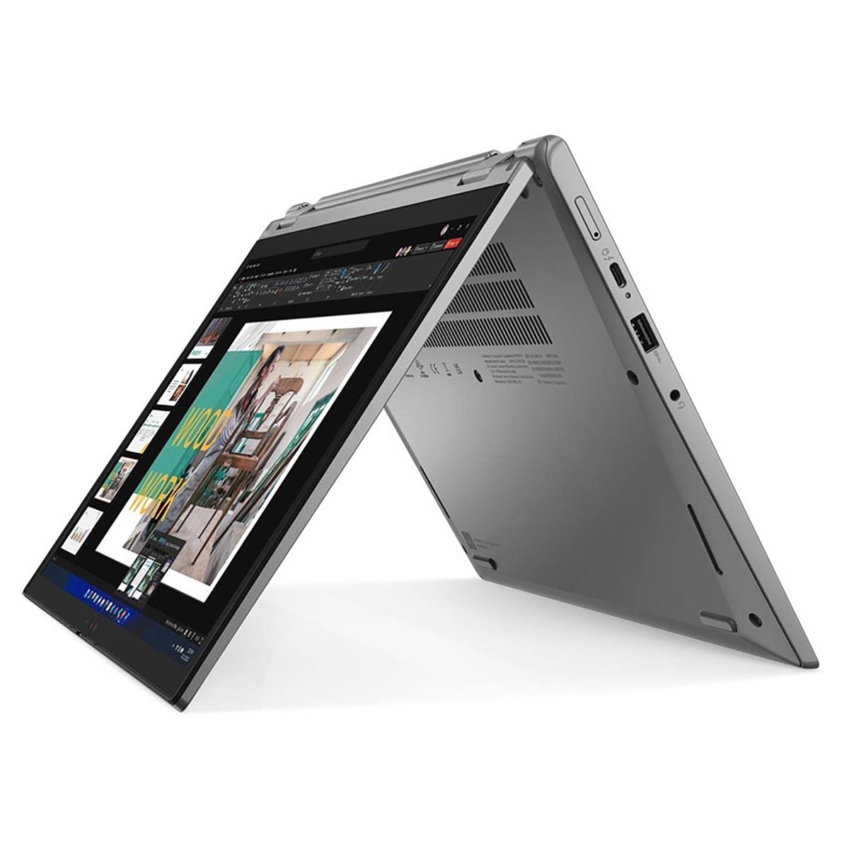 Lenovo ThinkPad L13 Yoga Gen 3 21B50038US 13.3" Touchscreen Convertible 2 in 1 Notebook - WUXGA - 1920 x 1200 - Intel Core i5 12th Gen i5-1235U Deca-core (10 Core) - 8 GB Total RAM - 8 GB On-Board