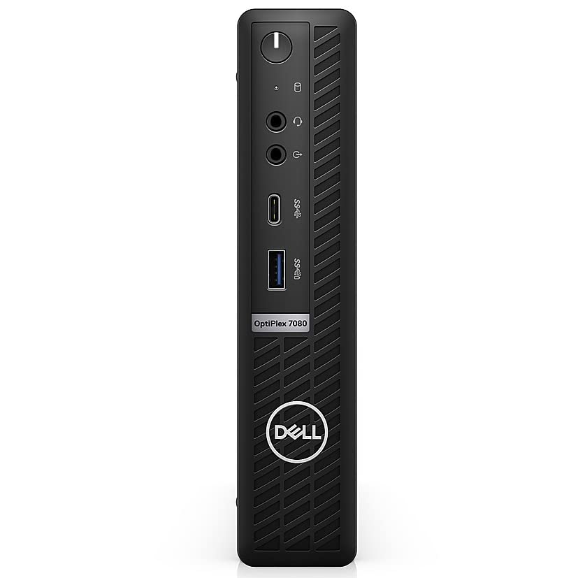 Dell OptiPlex 7080 MFF Business Micro Desktop Computer, Intel Hexa-Core i5-10500T up to 3.8GHz (Beat i7-8700T), 32GB DDR4 RAM, 1TB PCIe SSD, WiFi 6, Bluetooth 5.1, Weight Only 2.87lb, Windows 10 Pro