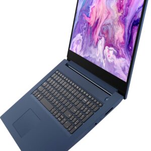 Lenovo 2023 IdeaPad 3 17.3" HD+ Laptop PC Intel 11th 2-Core i3-1115G4 36GB RAM DDR4 1TB M.2 NVMe SSD Iris Xe Graphics USB-C HDMI WiFi AX BT Webcam Card Reader Blue Windows 11 Pro w/RE Accessories