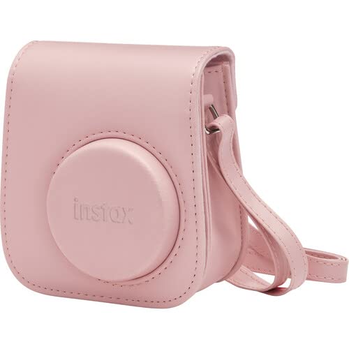 Fujifilm Instax Mini 11 Instant Camera Accessory Kit (Blush Pink) with Case, Instax Mini Film (2 Pack) and Instax Mini Sky Blue Film