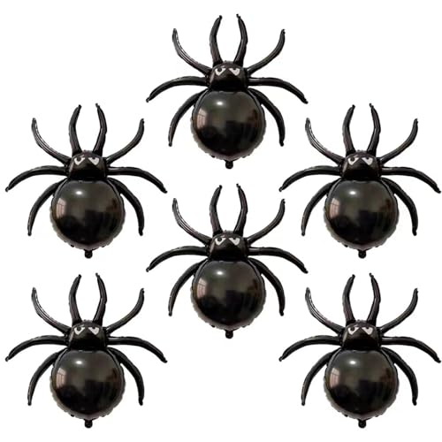 32.5" Spider Foil Balloons - Halloween Black Spiders Animal Spooky Balloon for New Year Party Decoration Supplier