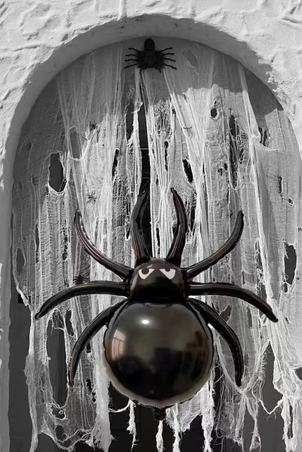 32.5" Spider Foil Balloons - Halloween Black Spiders Animal Spooky Balloon for New Year Party Decoration Supplier