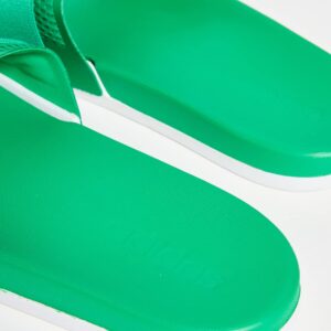 adidas by Stella McCartney Women's Slides, RichGreen/RichGreen/White, 7.5 Medium US