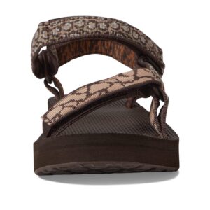 Teva Women's Midform Universal Sandal, Gemina Maple Sugar, 10