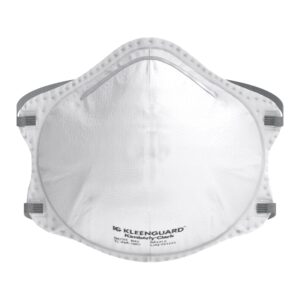 kleenguard™ 3300 series n95 particulate respirator (54625), ra3315 molded cup style, niosh-approved, regular fit, white (20 respirators/box)