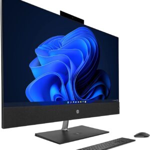 HP Pavilion 27 Touch Desktop 1 TB SSD 64GB RAM Win 11 PRO (Intel 12th gen Processor with Six cores and Turbo to 4.20GHz, 64 GB RAM, 1 TB SSD, 27-inch FHD Touch, Win 11 Pro) PC Computer All-in-One