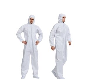 fancystyle 6 pack disposable protective coverall painters suit white (xl-2xl)