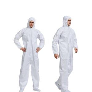 Fancystyle 6 pack Disposable Protective Coverall Painters Suit White (XL-2XL)