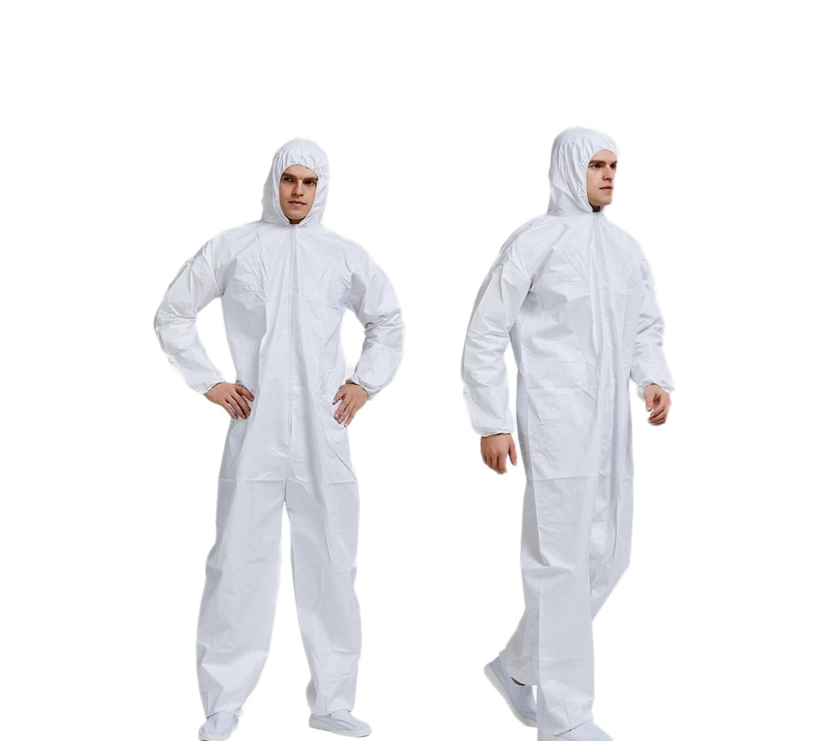 Fancystyle 6 pack Disposable Protective Coverall Painters Suit White (XL-2XL)