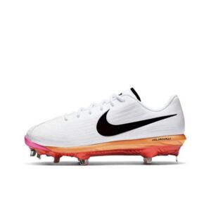 Nike Lunar Hyperdiamond 3 Pro White/Bright Crimson/Pink Blast Women's Softball Cleat SZ 9