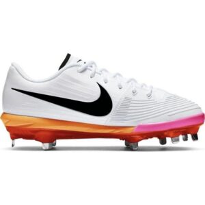 Nike Lunar Hyperdiamond 3 Pro White/Bright Crimson/Pink Blast Women's Softball Cleat SZ 9