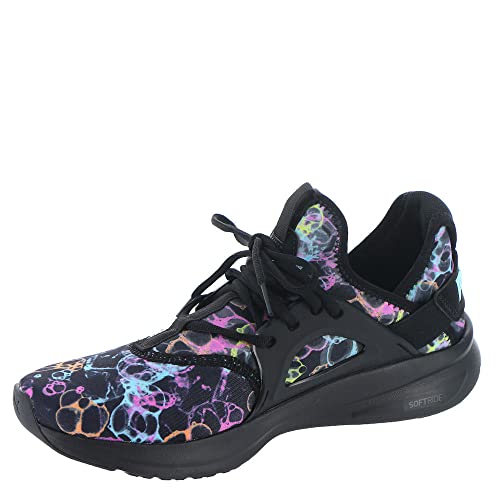 PUMA Softride Enzo Evo Bubble Dye Womens Sneaker 95 BM US BlackMulti