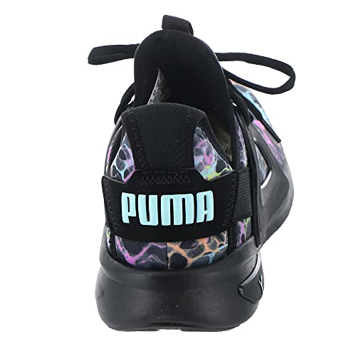 PUMA Softride Enzo Evo Bubble Dye Womens Sneaker 95 BM US BlackMulti