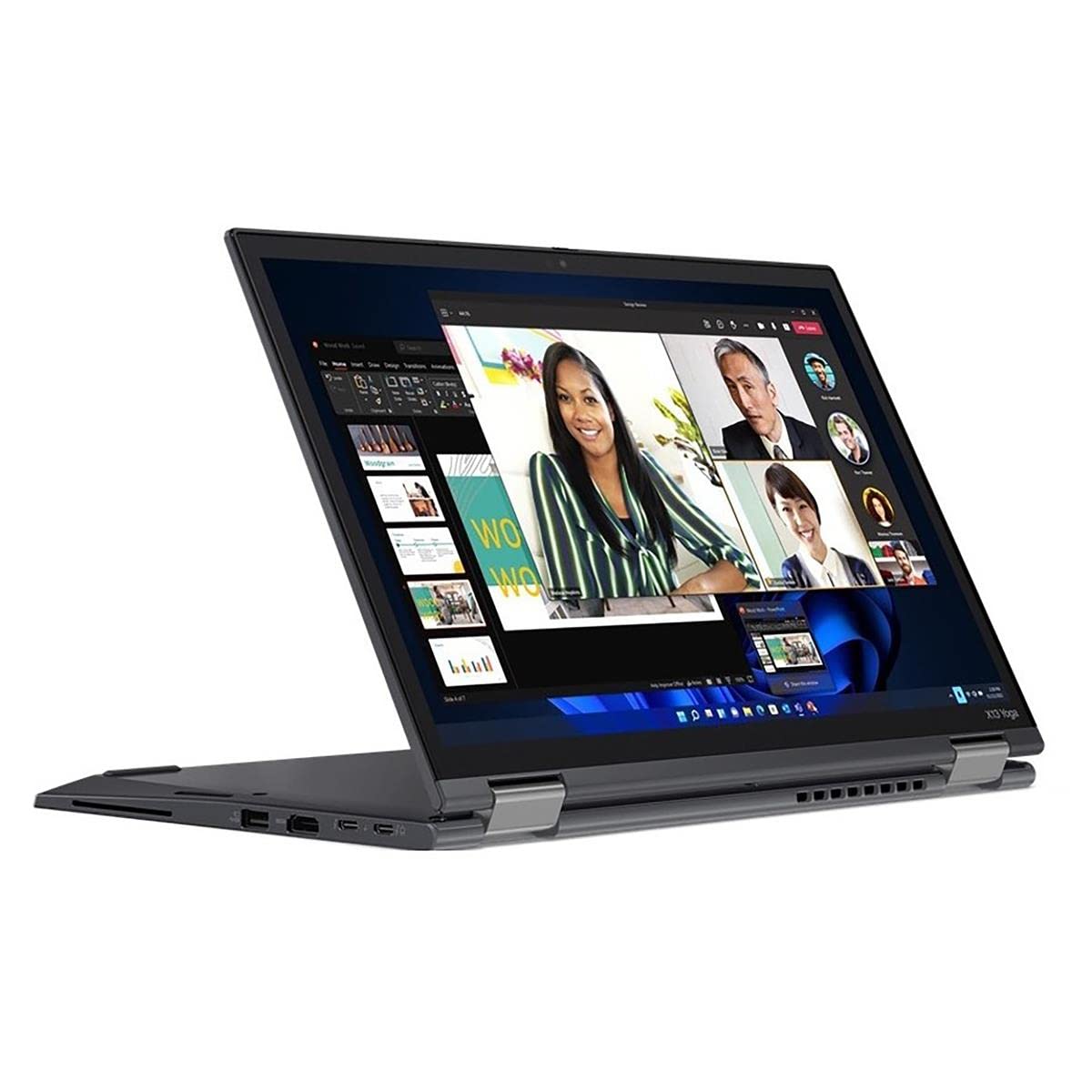 Lenovo ThinkPad X13 Yoga Gen 3 21AW002NUS 13.3" Touchscreen Convertible 2 in 1 Notebook - WUXGA - 1920 x 1200 - Intel Core i7 12th Gen i7-1255U Deca-core (10 Core) - 16 GB Total RAM - 16 GB On-Board