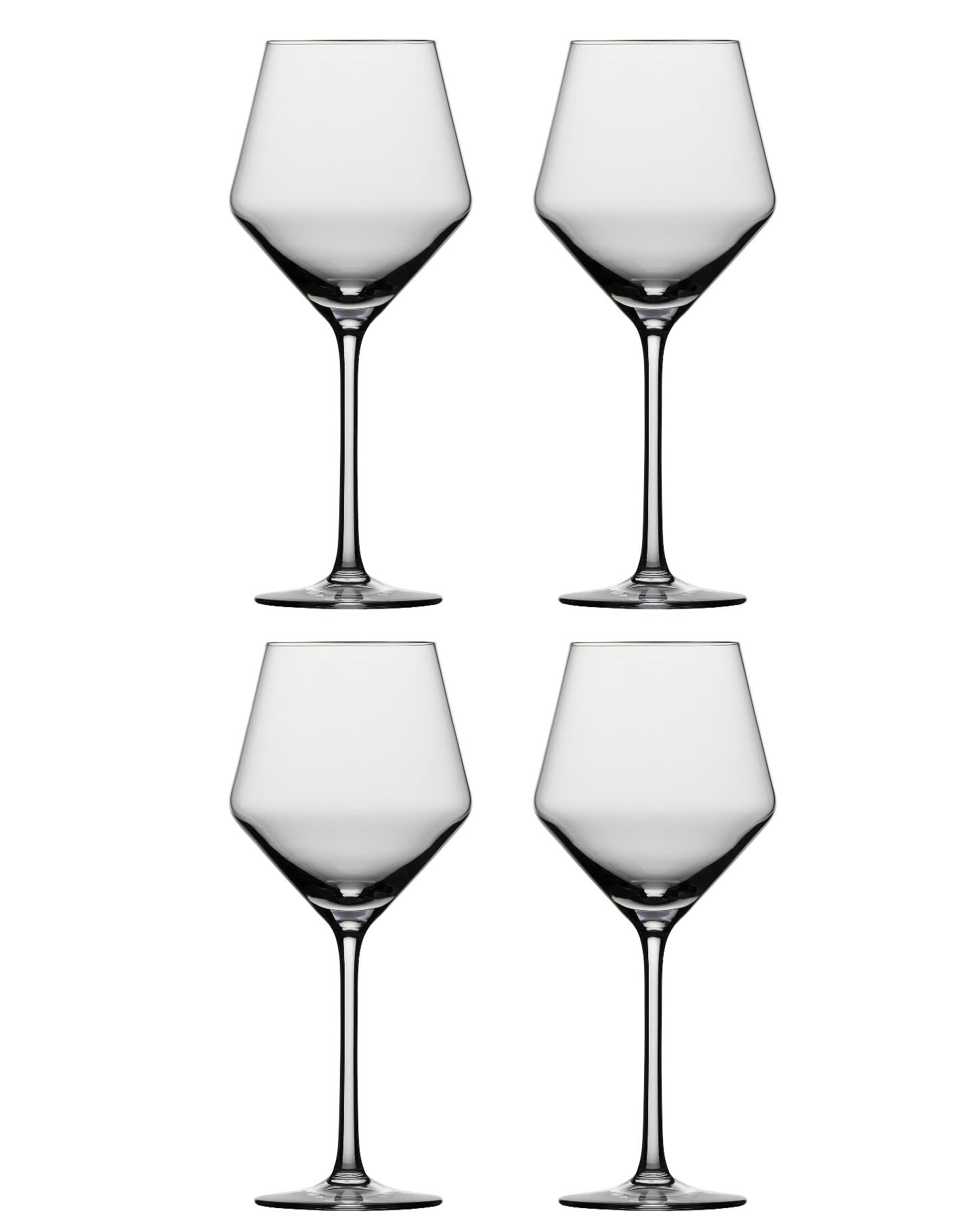 Zwiesel Glas Pure Tritan Crystal Stemware Glassware Collection Beaujolais Red Wine Glass, 16 Ounce (4 Pack)