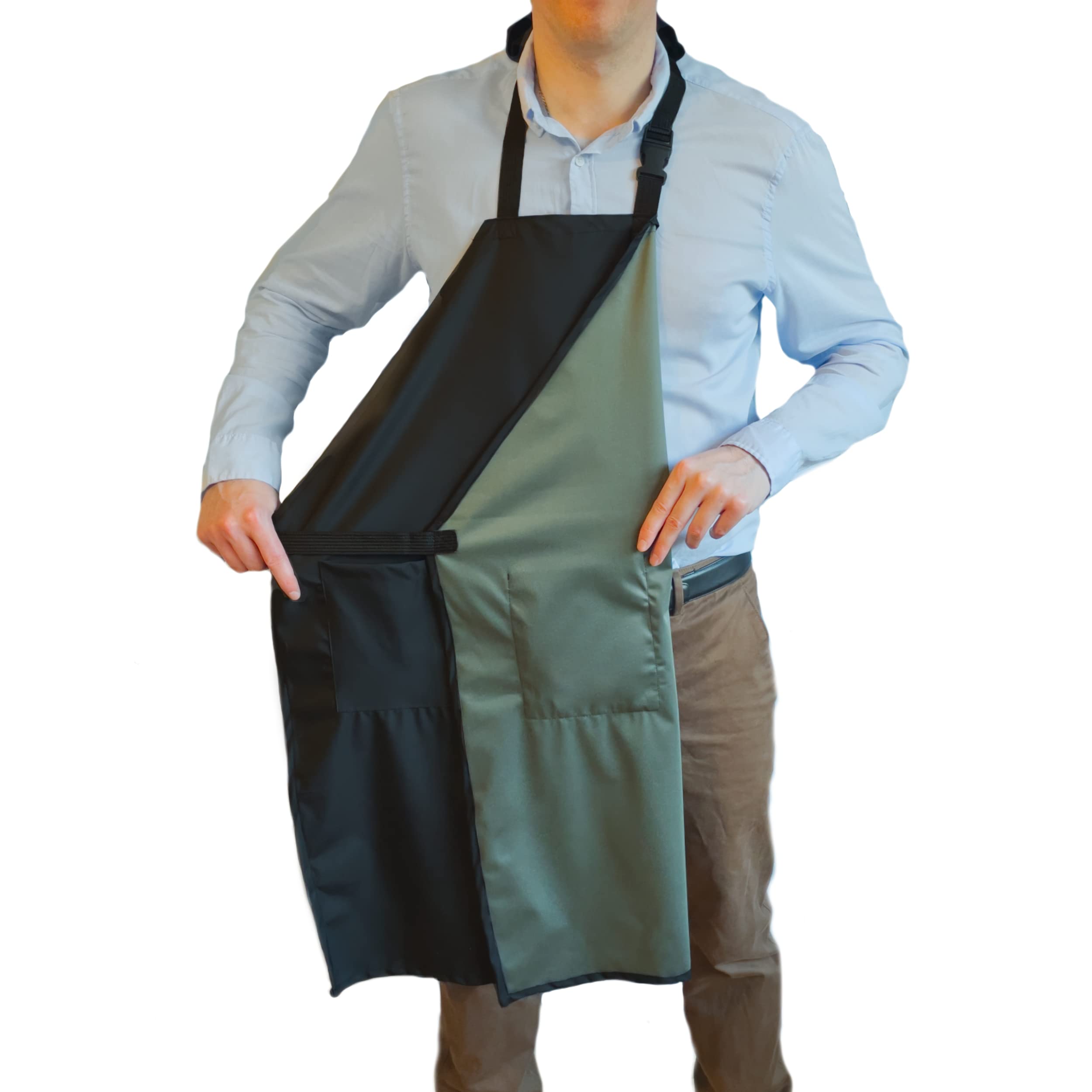 Waterpoof Apron For Men and Women - 2 Pockets - 35