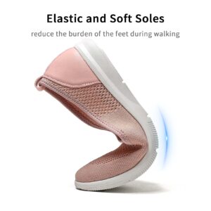 Slip on Shoes Women Comfortable Purple Walking Shoes for Womens Casual Work Shoes Lightweight Dressy Sneakers Non-Skid LF02W-155-SZ-PURPLE-7.5