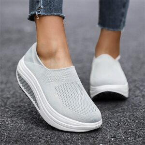 Wide Width Sneakers for Women Athletic Trainers Slip On Tennis Shoes Women Red Sneakers for Women