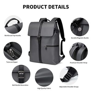 GOLF SUPAGS Laptop Backpack for Men, Business Travel Anti Theft Slim Durable Laptop Daypack, Water Resistant Daypack Fits 15.6 Inch Laptop and Notebook(Dark Grey)