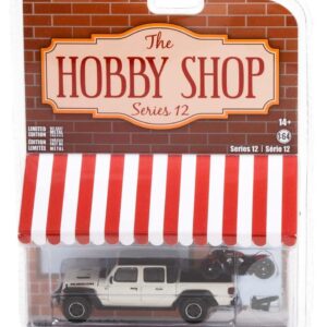 Collectibles Greenlight 97120-F The Hobby Shop Series 12 - 2020 Gladiator Rubicon with 2020 Icon Scout Motorcycle 1:64 Scale Diecast