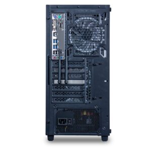 MXZ Gaming PC Desktop Computer, AMD Ryzen 5 4500, RX 6600 8GB, 16GB DDR4, NVME 500GB SSD, 6RGB Fans, Win 11 Pro Ready, Gamer Desktop Computer(R5 4500| RX 6600)