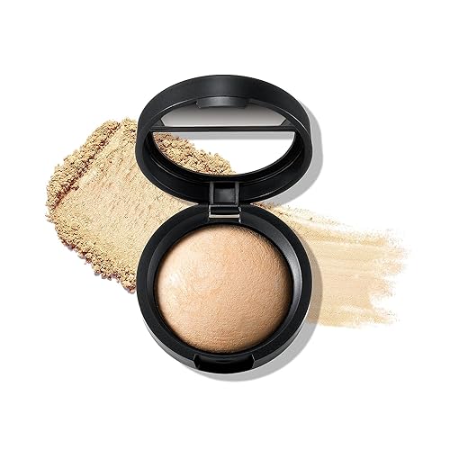 LAURA GELLER Baked Natural Glow Highlighter Radiance Enhancing Makeup, French Vanilla