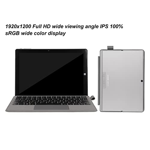 20 Pro 10.5 Inch Tablet, IPS 19201280 Detachable Laptop with Quad Core, 8GB DDR4 RAM, 128GB SSD, Magnetic Keyboard, Celeron N4120, Win 11, Internal Battery