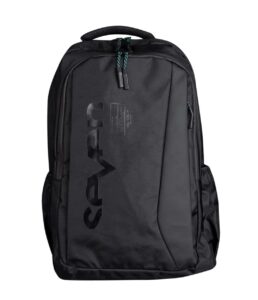 seven academy backpack (black, one size)