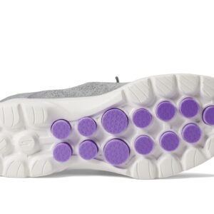 Skechers Go Walk 6 Lovely Day Hands Free Slip-Ins Gray/Lavender 8 B (M)