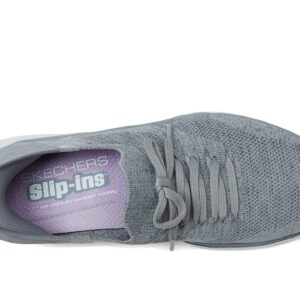 Skechers Go Walk 6 Lovely Day Hands Free Slip-Ins Gray/Lavender 8 B (M)