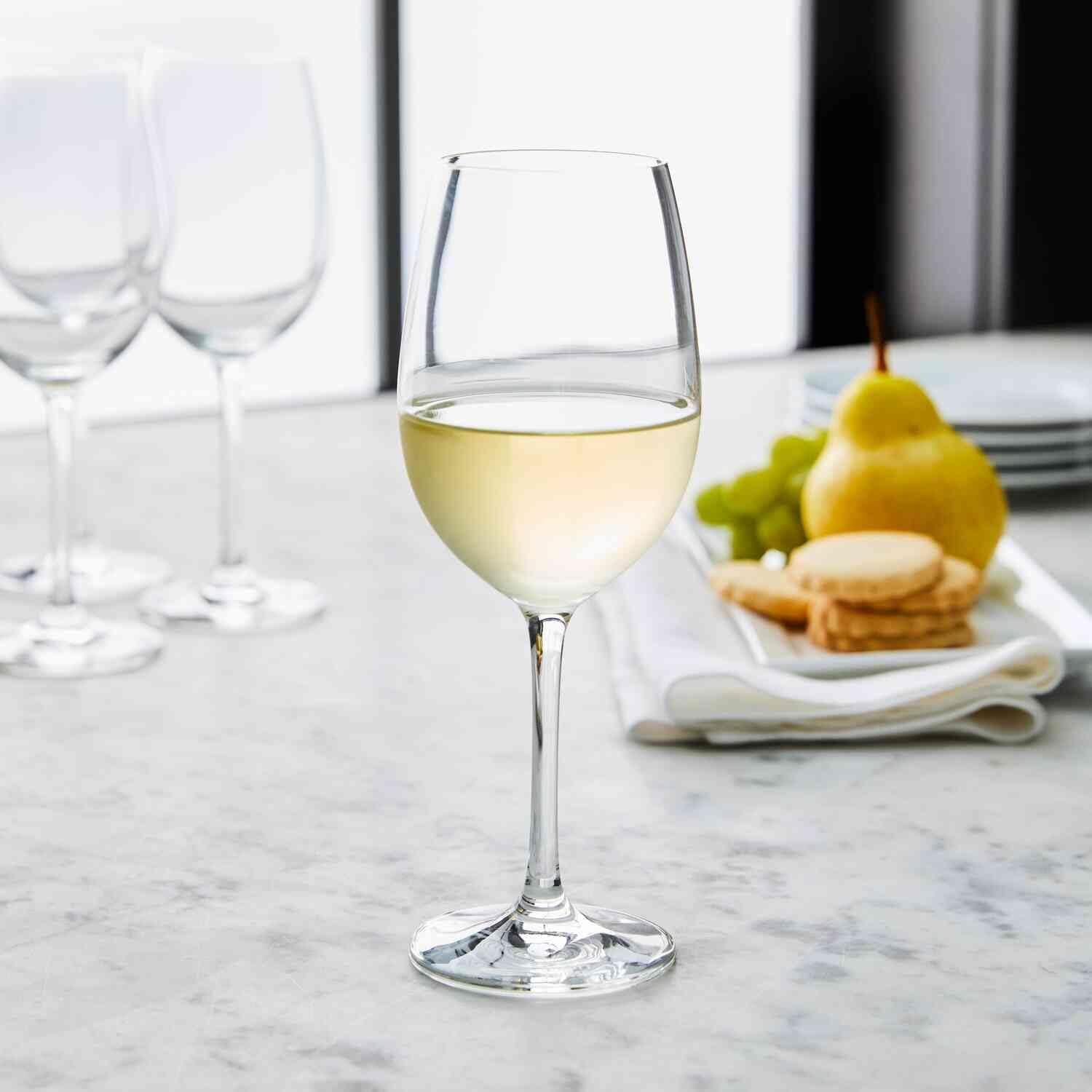 Sur La Table Chateau Soft White Wine Glass, Clear