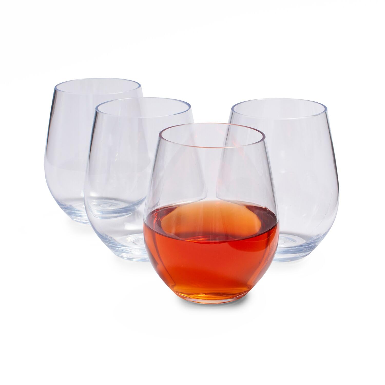 Sur La Table Outdoor Stemless Wine, Set of 4