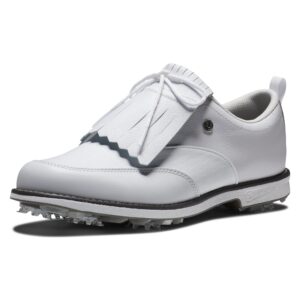 footjoy women's premiere series-issette golf shoe, white/white, 9.5 wide