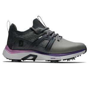 FootJoy Women's Hyperflex Golf Shoe, Grey/Purple/Pink, 8