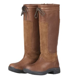 dublin lagan boots, red brown, ladies 8