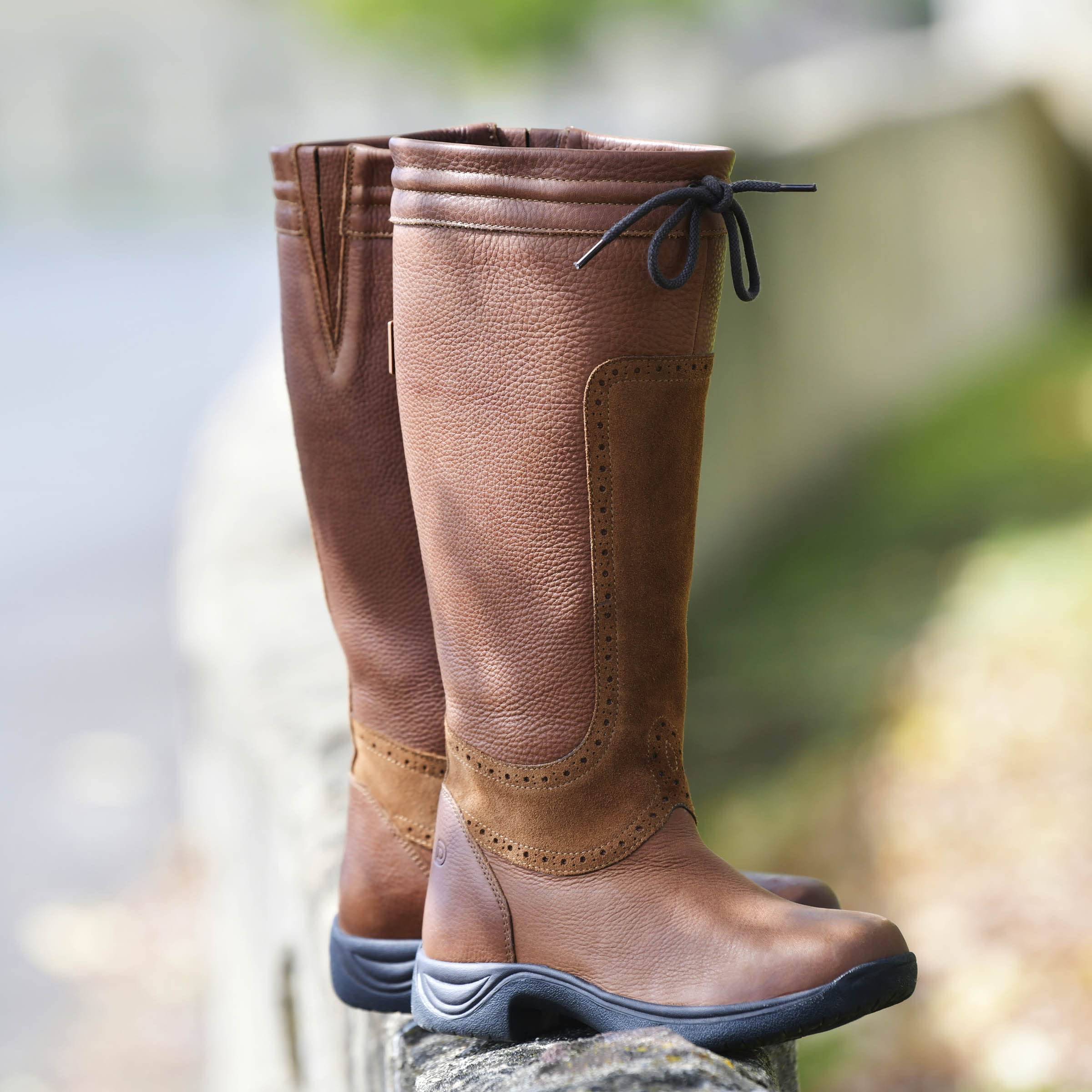 Dublin Lagan Boots, Red Brown, Ladies 8