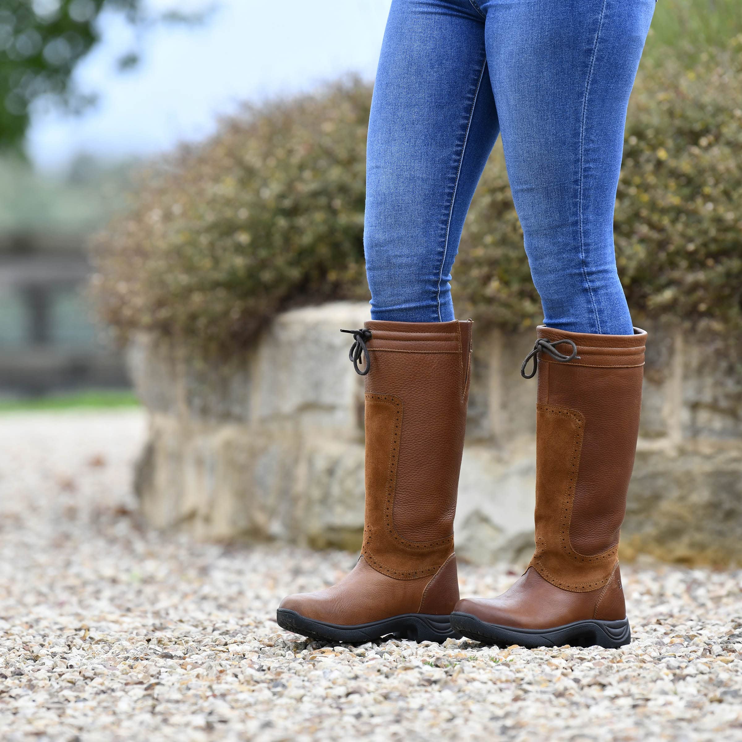 Dublin Lagan Boots, Red Brown, Ladies 8