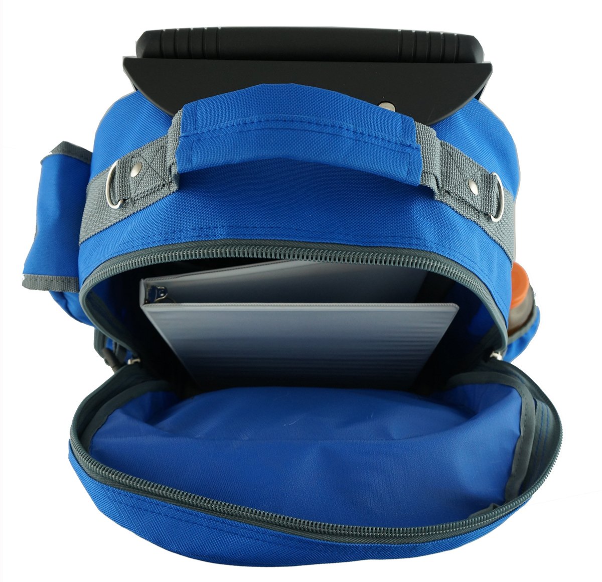 K-Cliffs Heavy Duty Rolling Backpack School Bookbag with Wheels Deluxe Wheeled Daypack