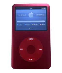 original appleipod compatible with classic 7th generation 2tb red color