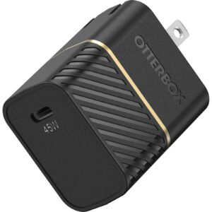 otterbox fast charge usb-c wall charger, 45 watt - black shimmer