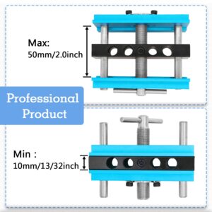 Kingson Self Centering Dowel Jig, Wood Doweling Hole Drill Guide Tool with Step Drill Guide Bushings Set, Woodworking Joints Tools for DIY Project