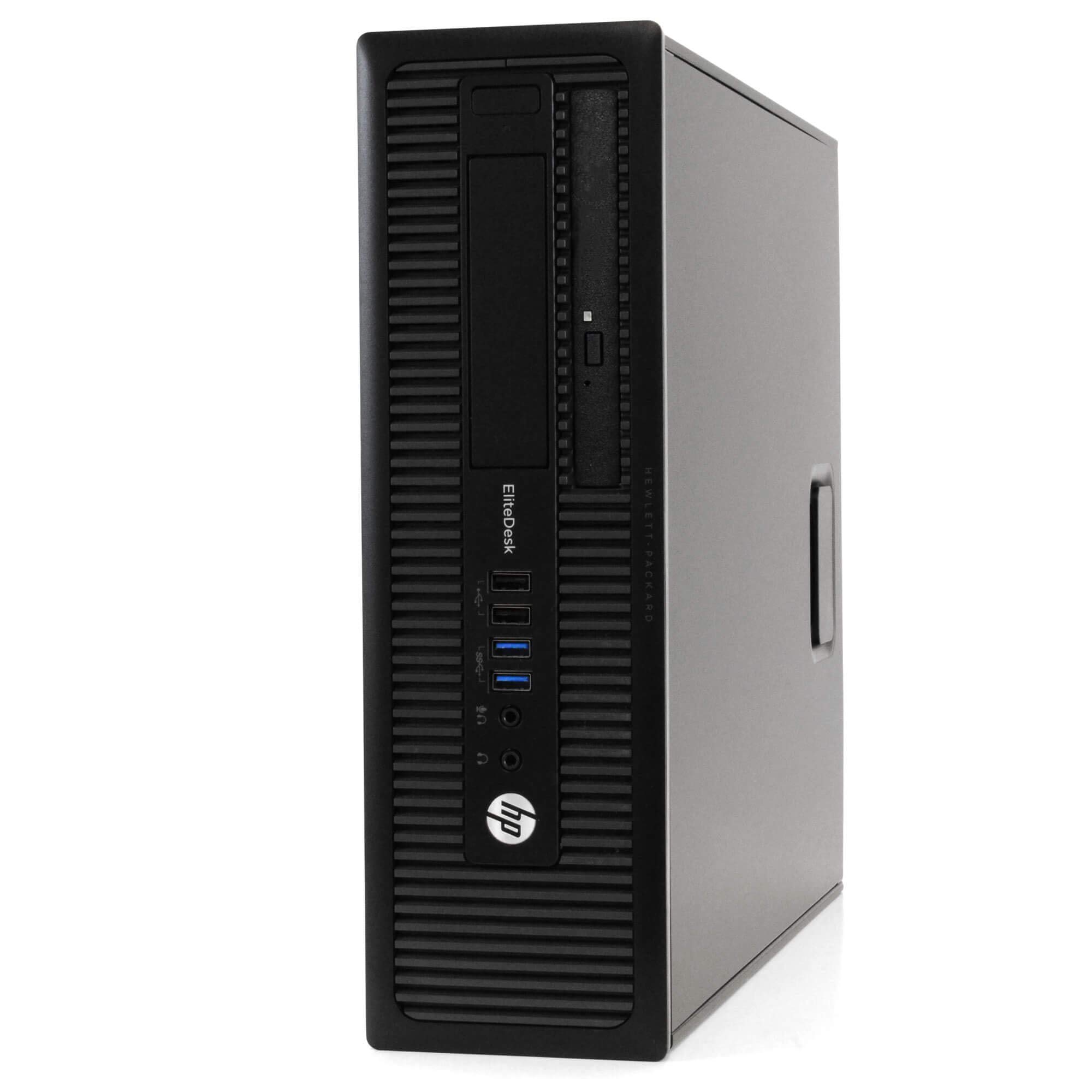 HP EliteDesk 800G1 Small Desktop Computer (SFF) | Quad Core Intel i5 (3.6GHz (Turbo)) | 16GB DDR3 RAM | 240GB SSD Solid State + 1TB HDD | Windows 10 Pro | Home or Office PC (Renewed)