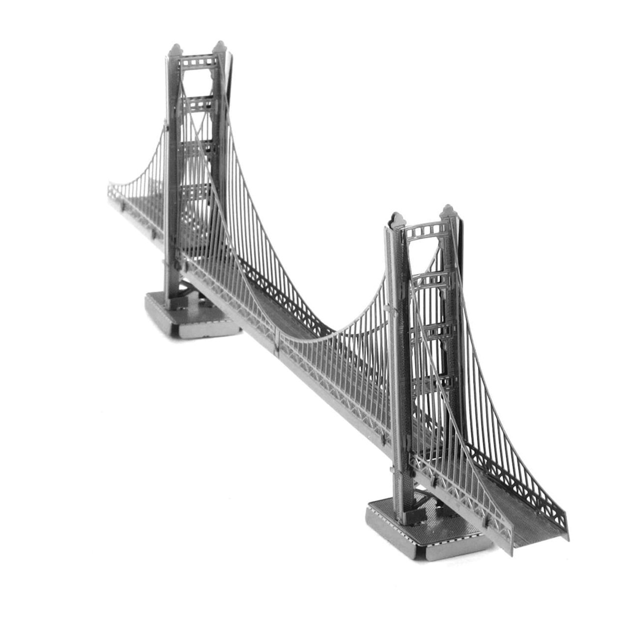 Metal Earth San Francisco Golden Gate Bridge 3D Metal Model Kit Bundle with Tweezers Fascinations