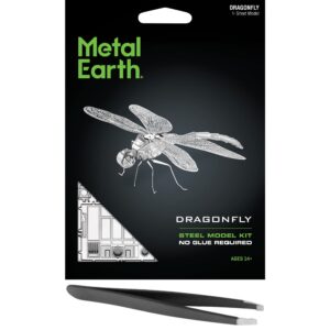 metal earth dragonfly 3d metal model kit bundle with tweezers fascinations