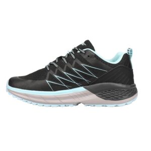 hi-tec destroyer low women’s running shoes, lightweight mesh athletic sneakers for women - black, 7.5 medium