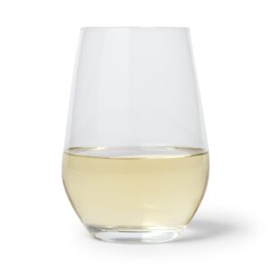 sur la table chateau stemless wine glass, clear