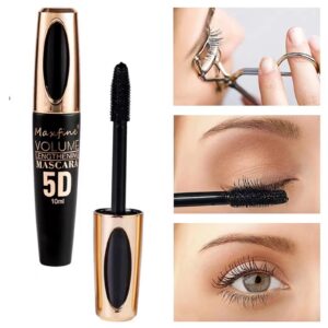 Quxunzzz Washable Mascara Eye Makeup, Lengthening Mascara,Volumizing Mascara, Mascara Makeup Brown