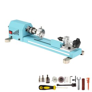 mini lathe wood lathe machine multi-purpose type lathe milling cutting grinding polishing professional table top lathe tool kit