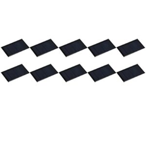 meccanixity mini solar panel cell 3v 90ma 0.27w 62mm x 36mm for diy electric power project pack of 10